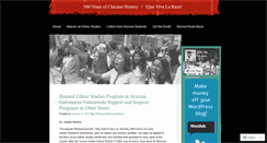 Desktop Screenshot of chicanohistory.org