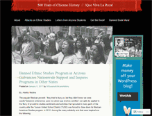 Tablet Screenshot of chicanohistory.org